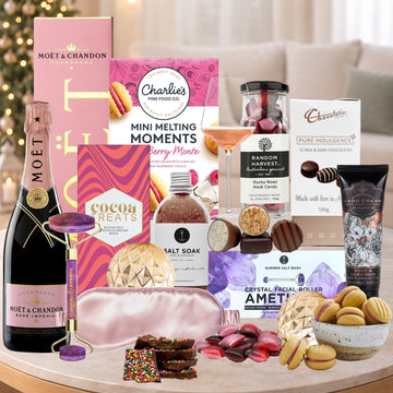 Moet Rose Luxury Christmas Hamper