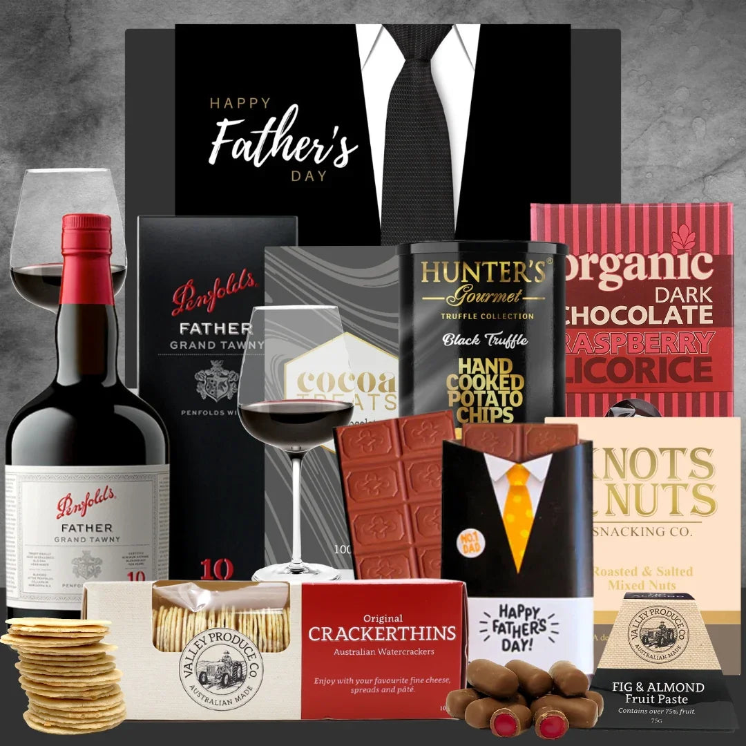 Father's Day Port & Nibbles Hamper - Tastebuds