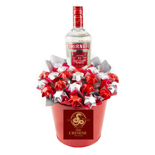 Vodka Chinese New Year Chocolate Bouquet