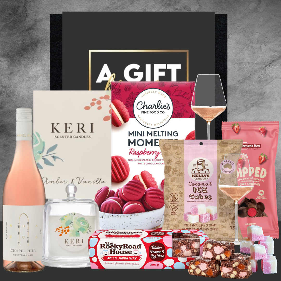 Rose Wine and Chocolate Hamper