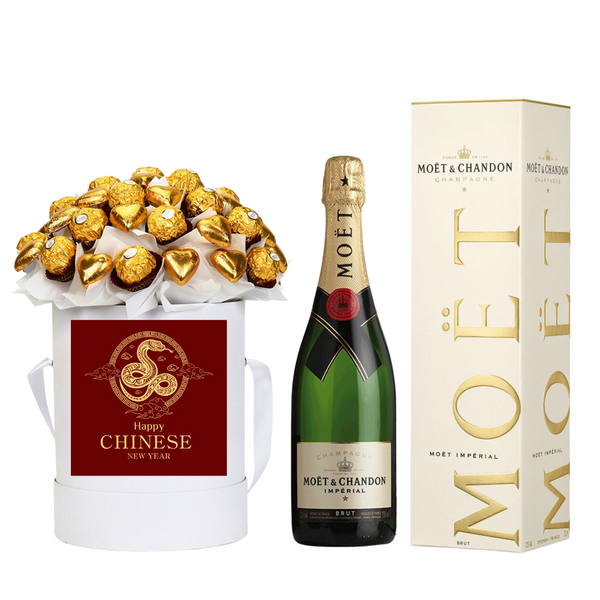 Ferrero & Moet Chinese New Year Chocolate Bouquet