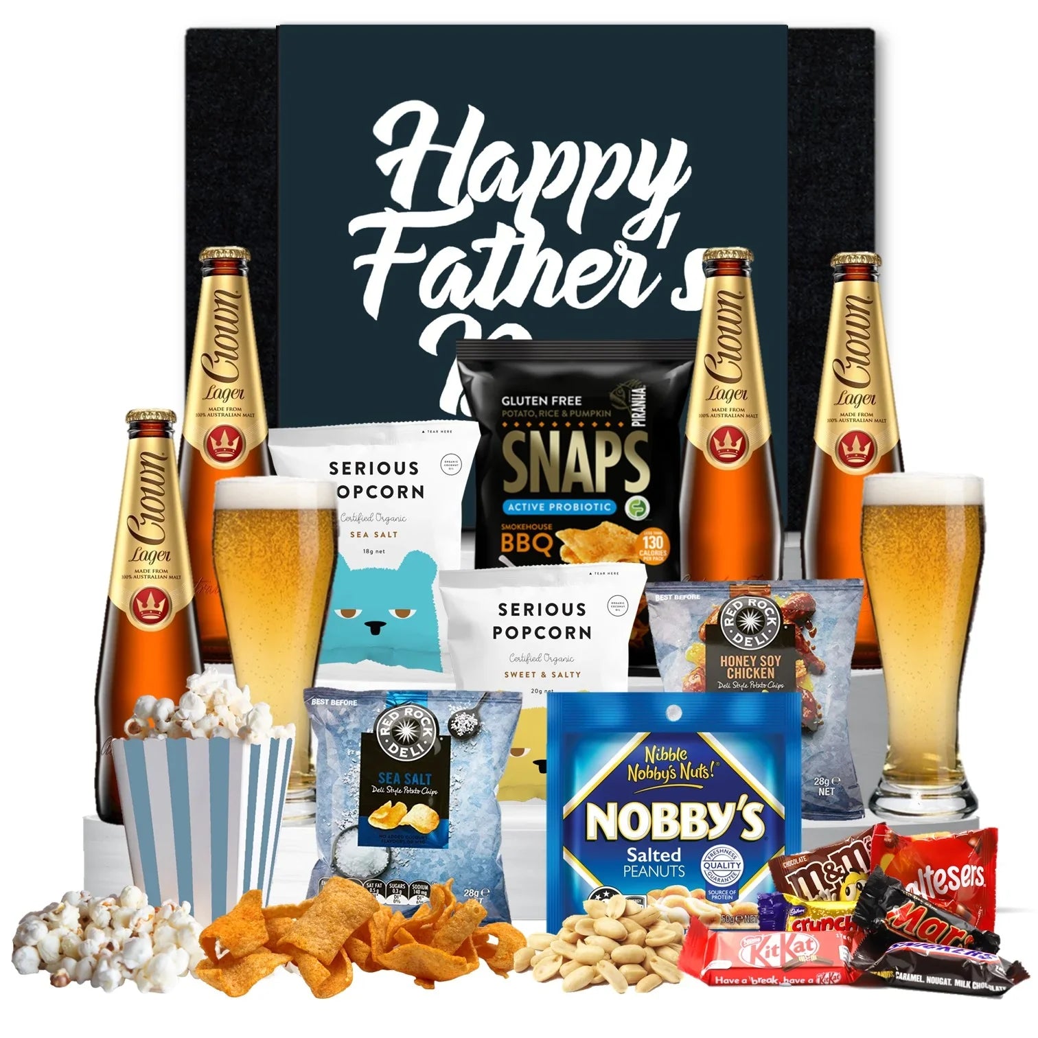 Crown Beer & Snacks For Dad - Tastebuds
