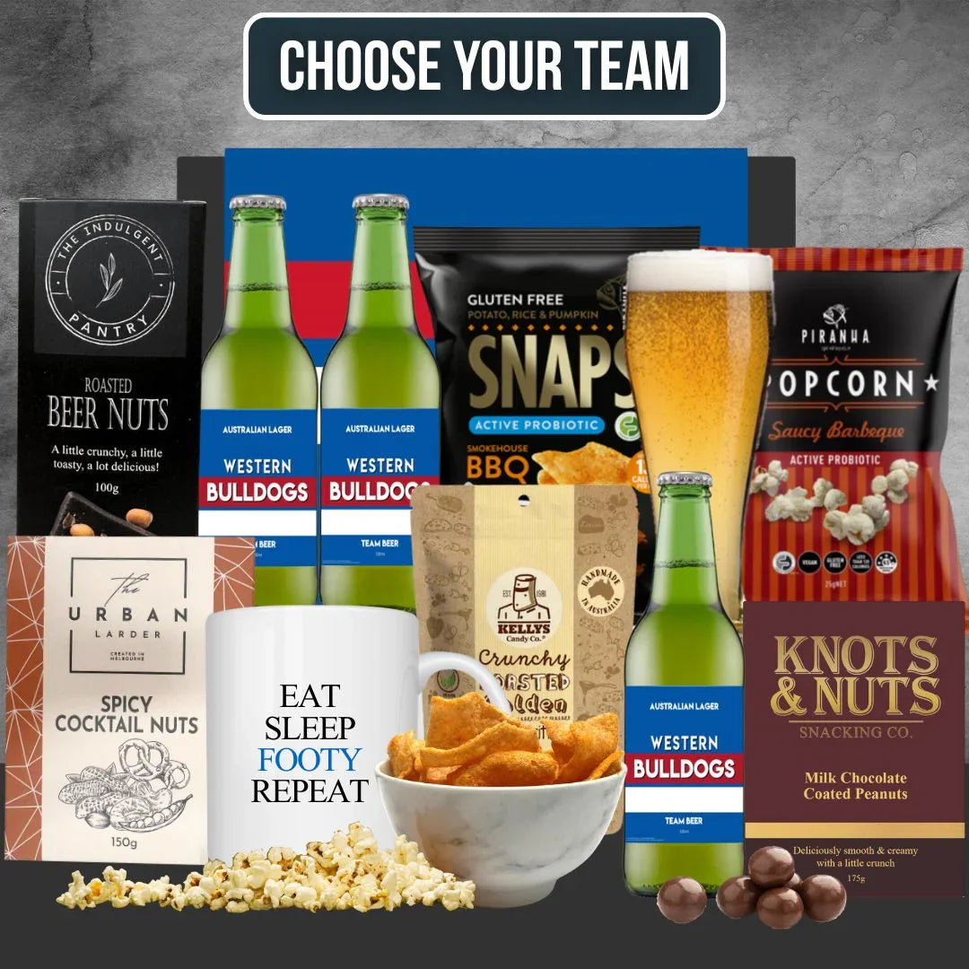 AFL Beer & Snack Hamper - Tastebuds