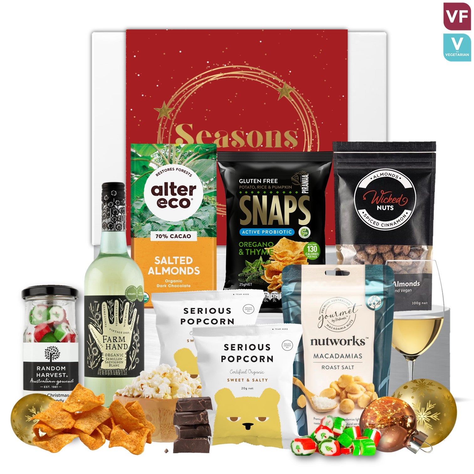 Festive Farm Hand Vegan Wine & Dine Gift - Tastebuds