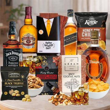 Father's Day Whisky & Snack Hamper