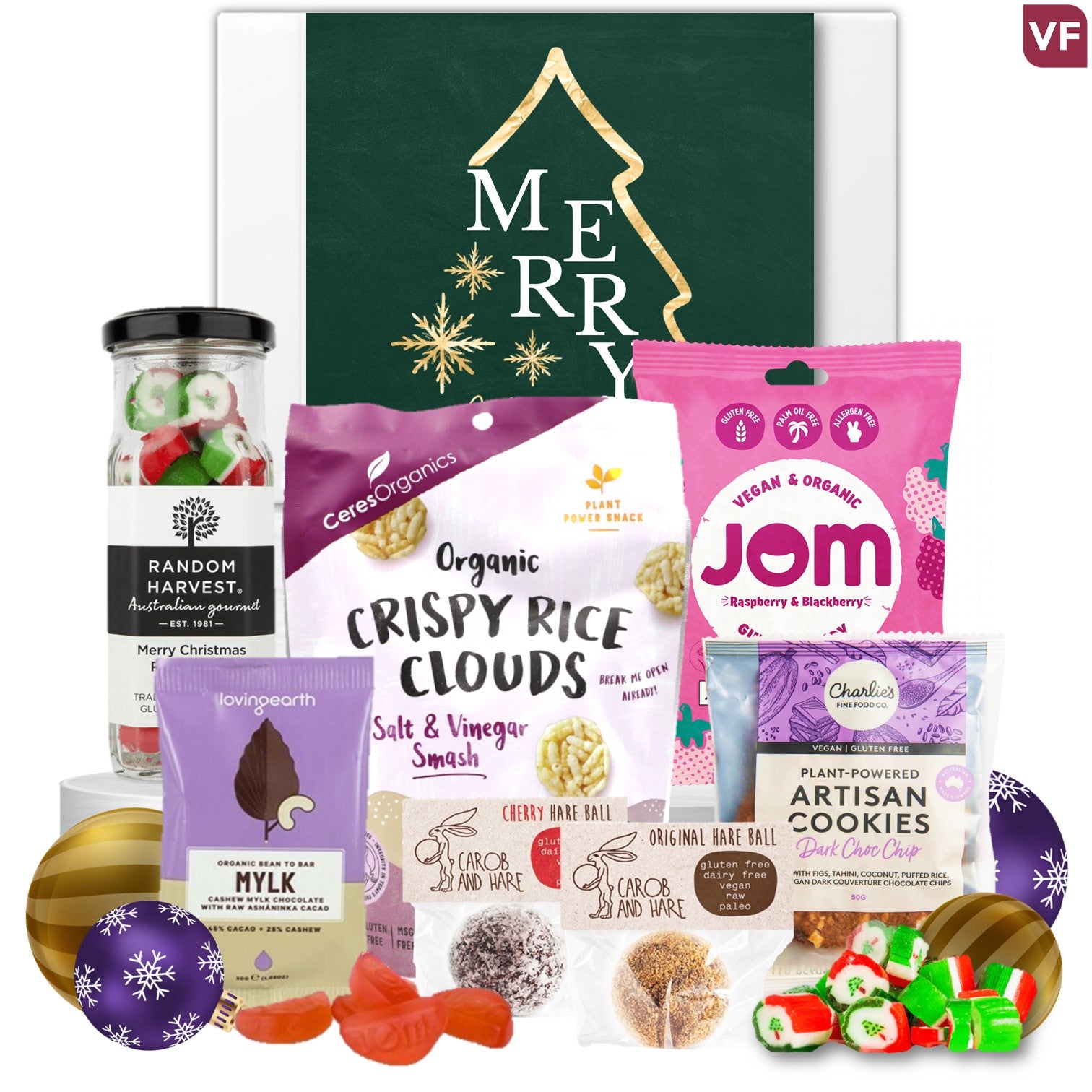 Christmas Vegan Snack Hamper - Tastebuds