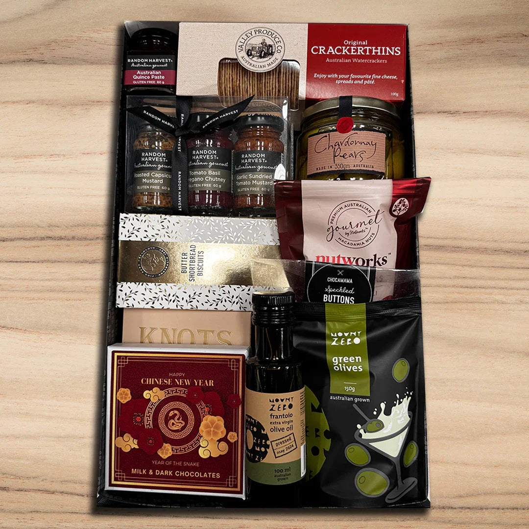 Gourmet Snacks for Chinese New Year Gift Hamper - Tastebuds