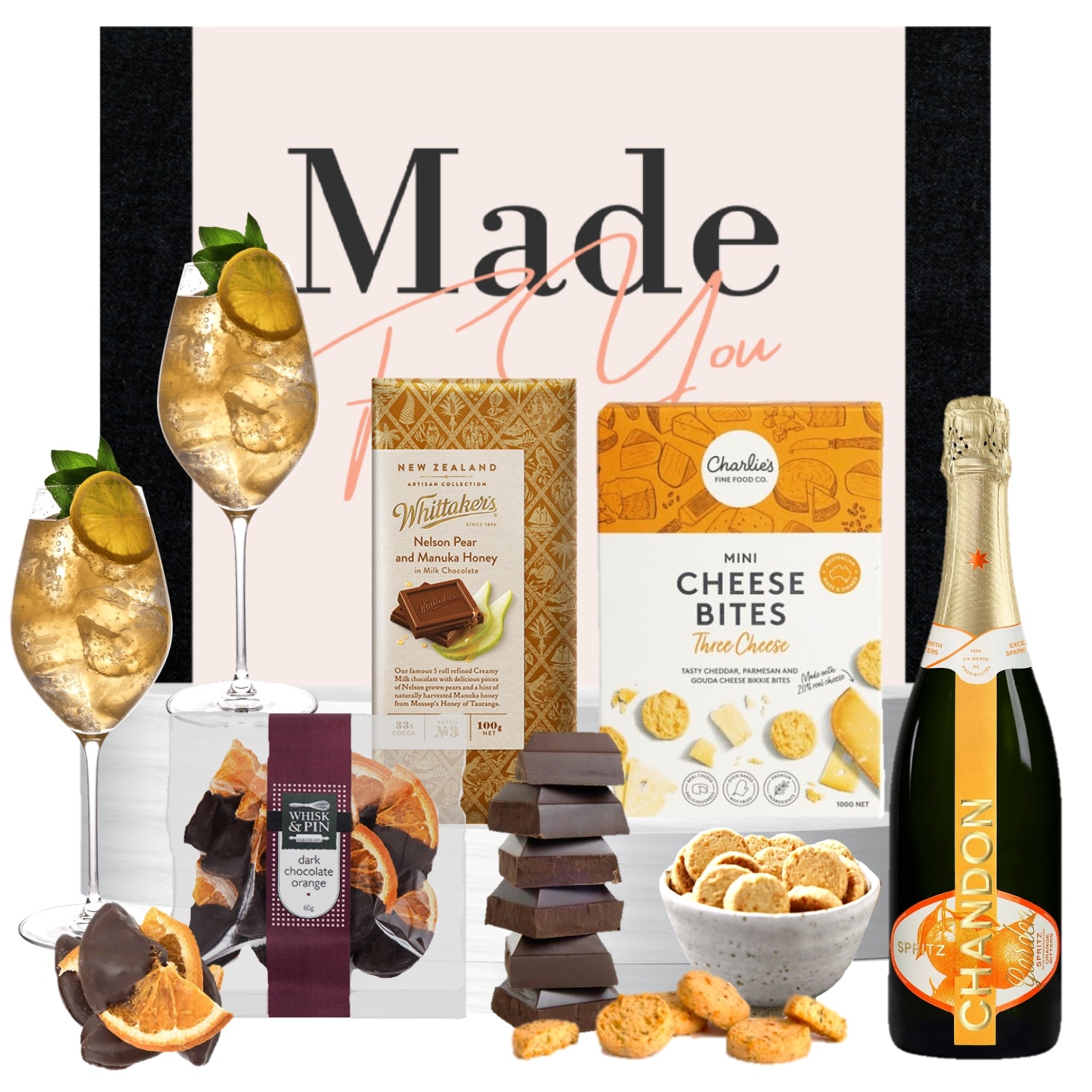 Chandon Spritz & Nibbles Hamper - Tastebuds