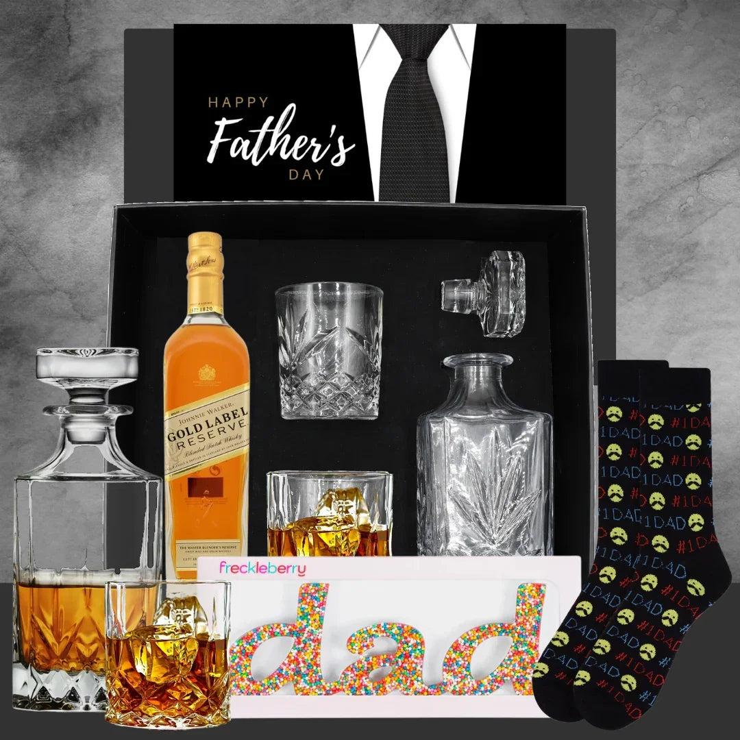 Dad's Golden Decanter Hamper - Tastebuds