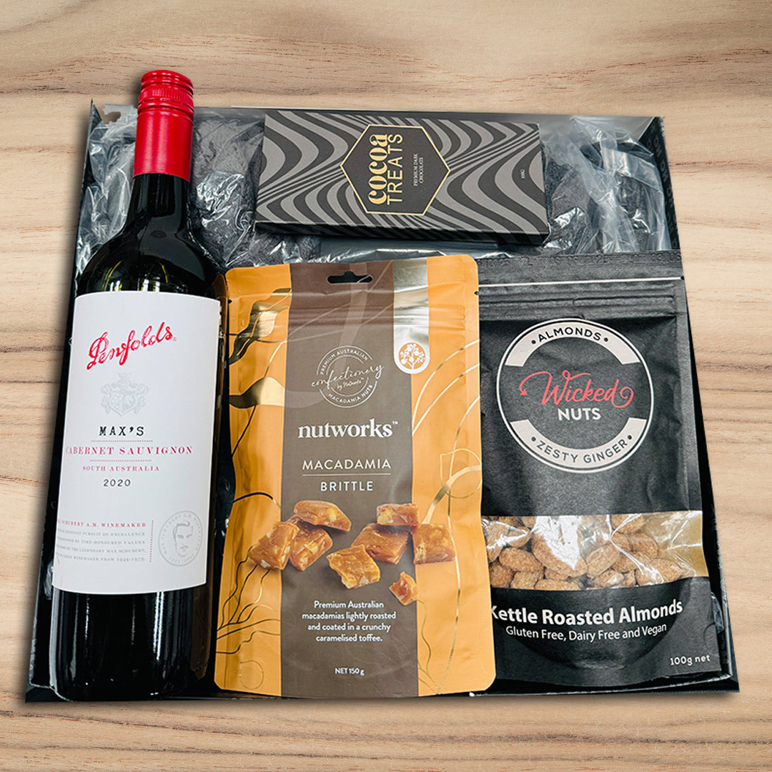 Penfolds Relaxation Hamper with Cabernet Sauvignon - Tastebuds