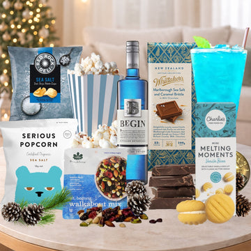 Christmas Blue Gin Treat Hamper