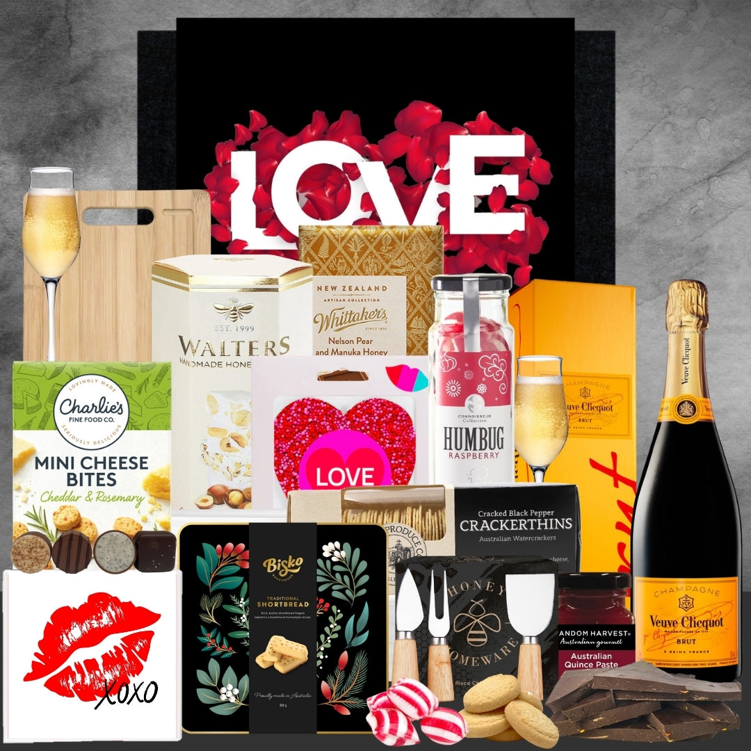 Valentines Hamper With Veuve Champagne