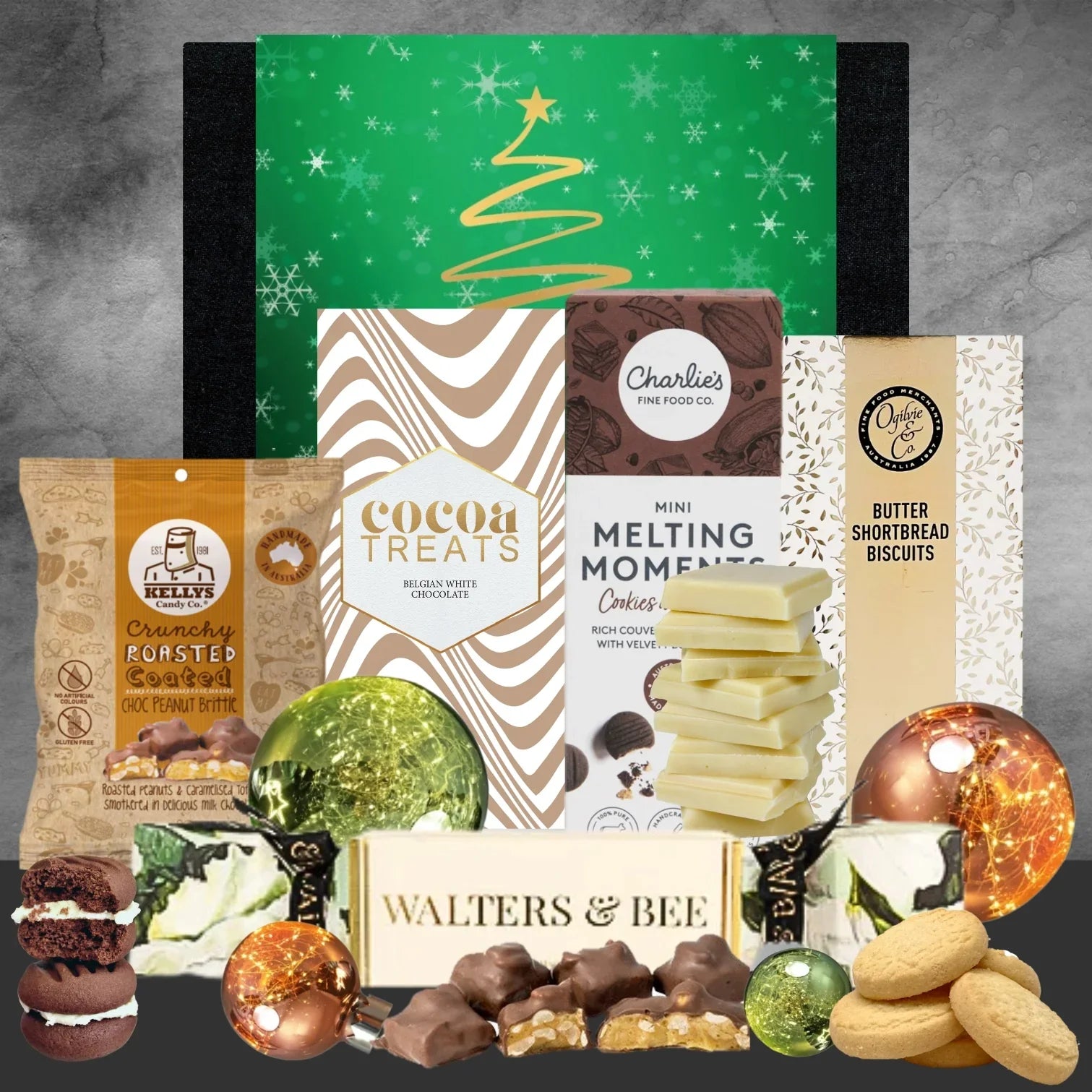 Chocolate & Biscuits Christmas Hamper - Tastebuds