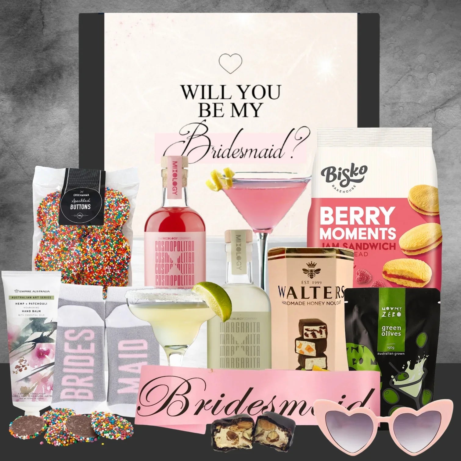 Cocktails for My Bridesmaid Hamper - Tastebuds