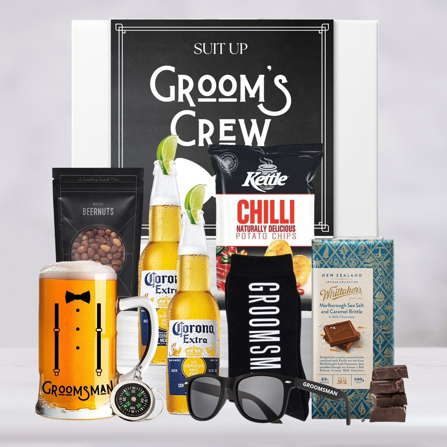 Groom's Crew Beer & Treats Hamper - Tastebuds