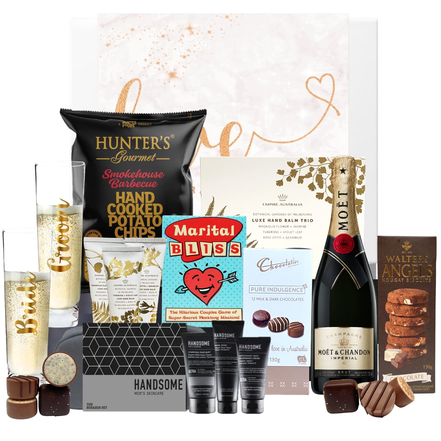 Moet for the Bride & Groom Hamper