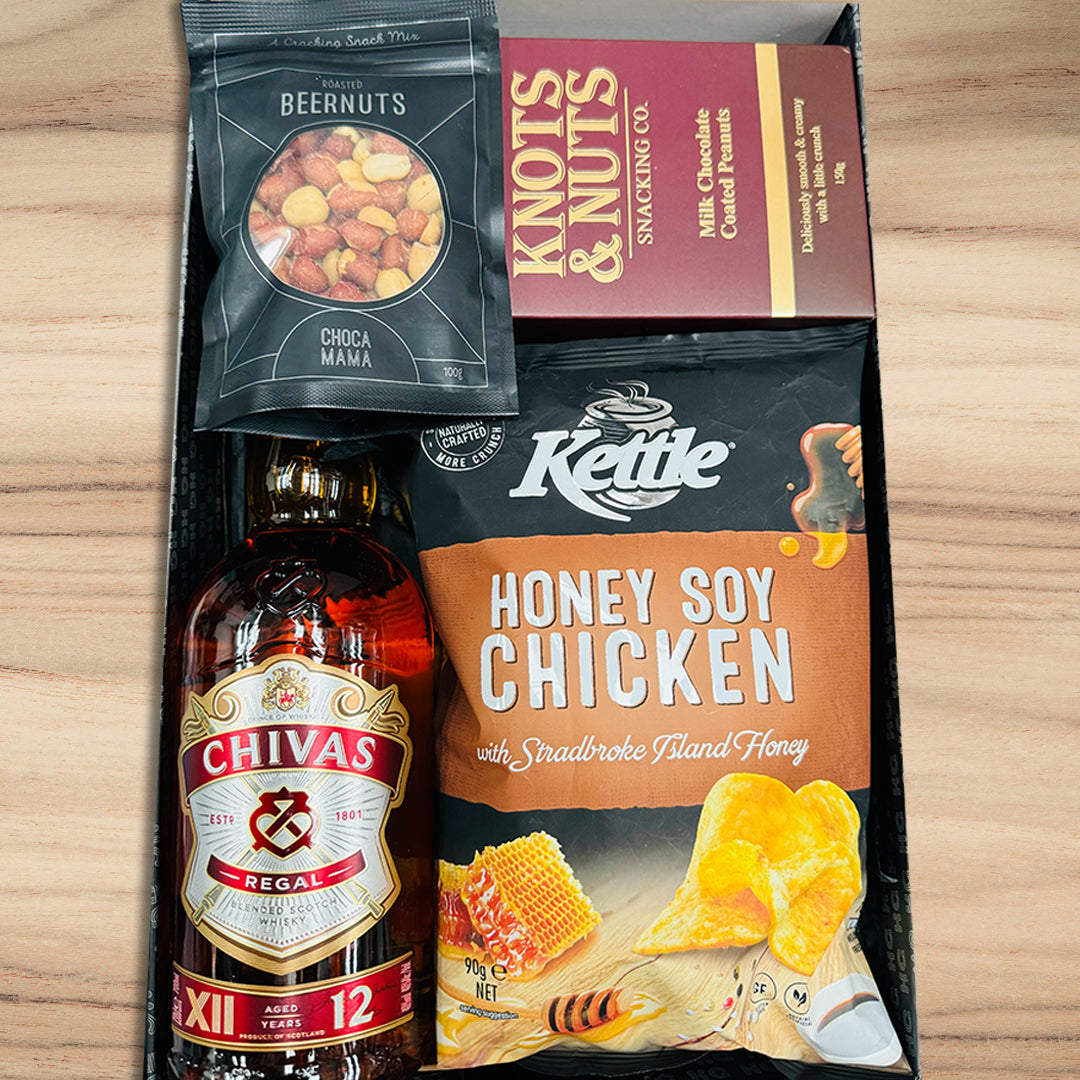 Chivas & Snack Hamper For Dad - Tastebuds