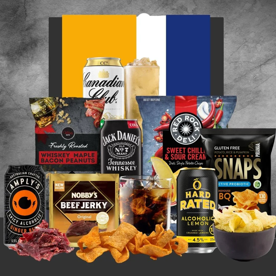 RTD Whisky & Beer Hamper for AFL - Tastebuds