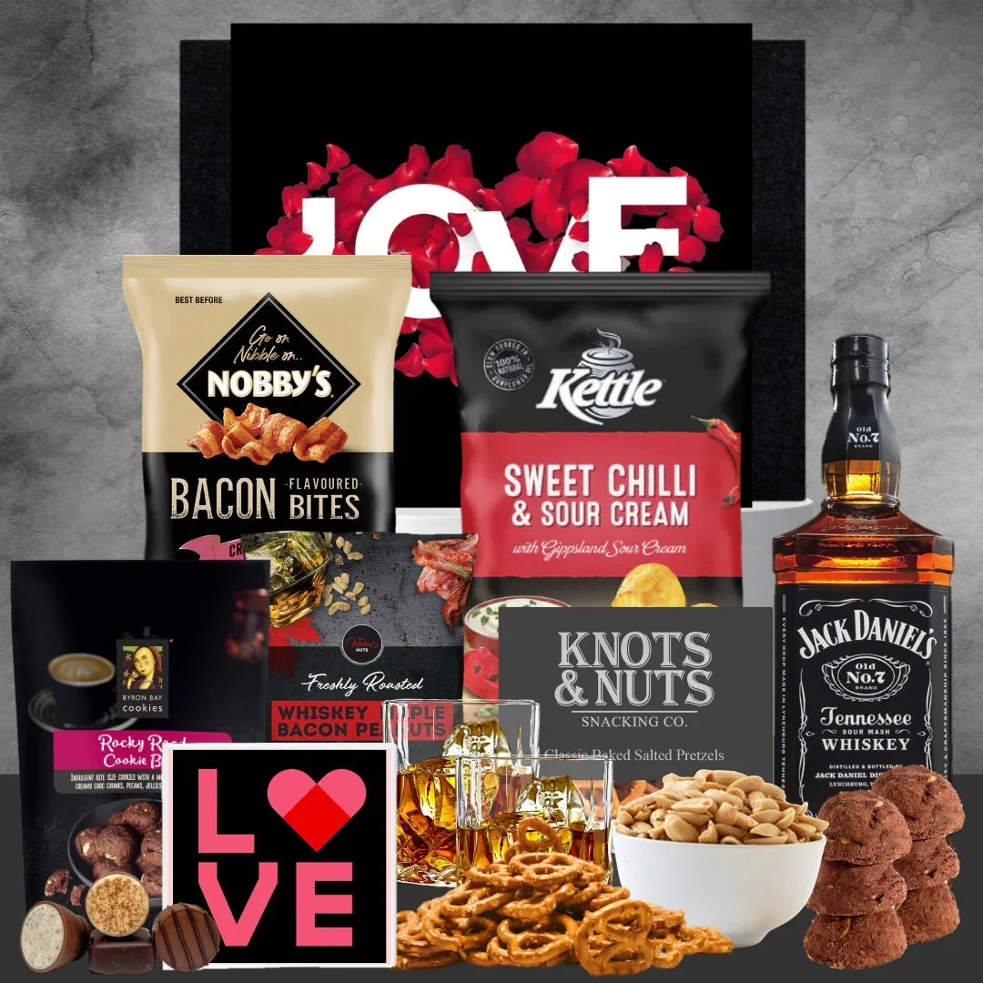Jack Daniels Whisky With Bite Valentines Hamper - Tastebuds