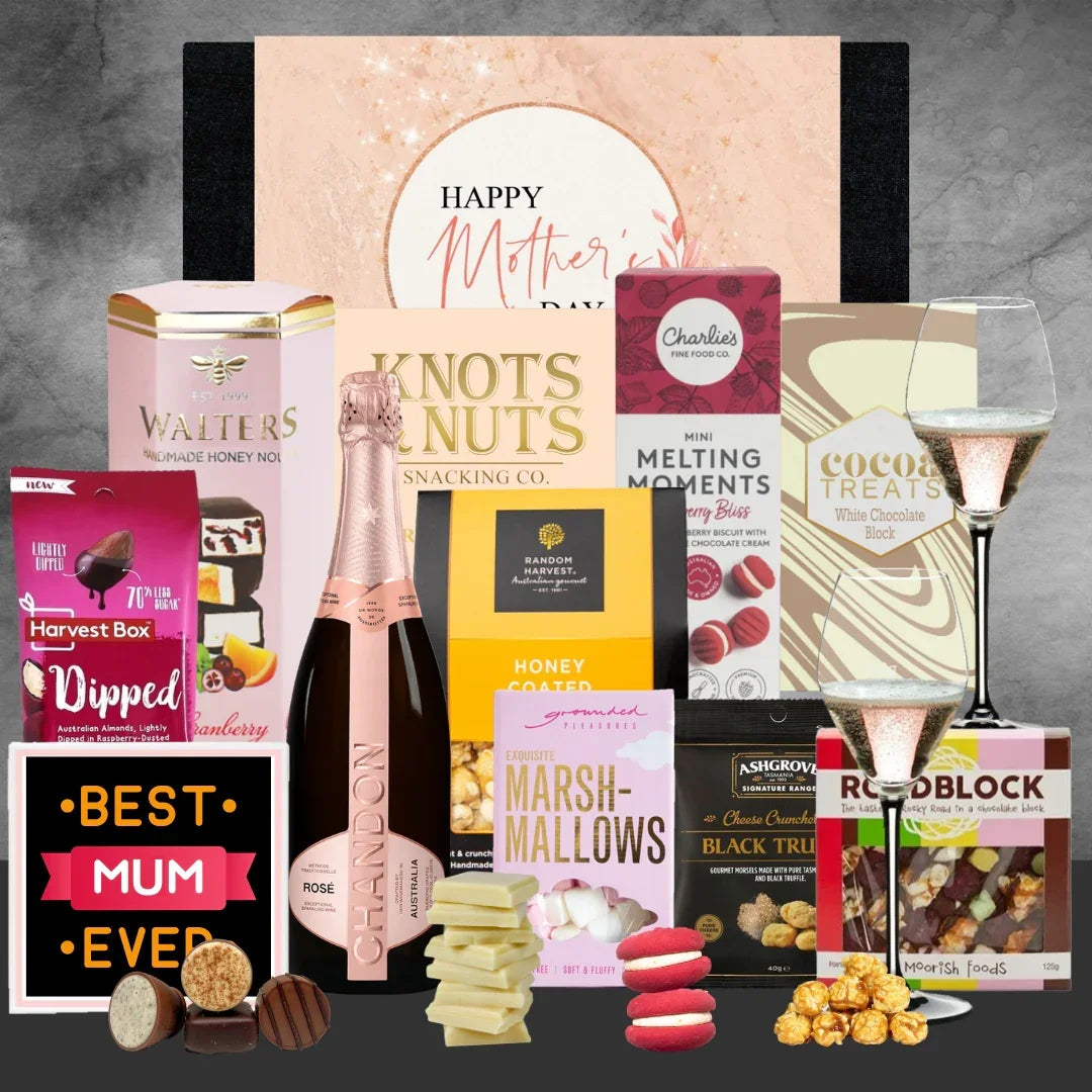 Champagne Gift Basket For Mum - Tastebuds
