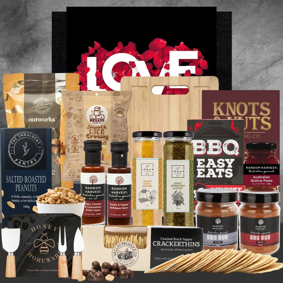The Australian Valentines BBQ Hamper - Tastebuds