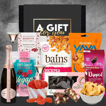 Chandon rose vegan Hamper for her - Tastebuds