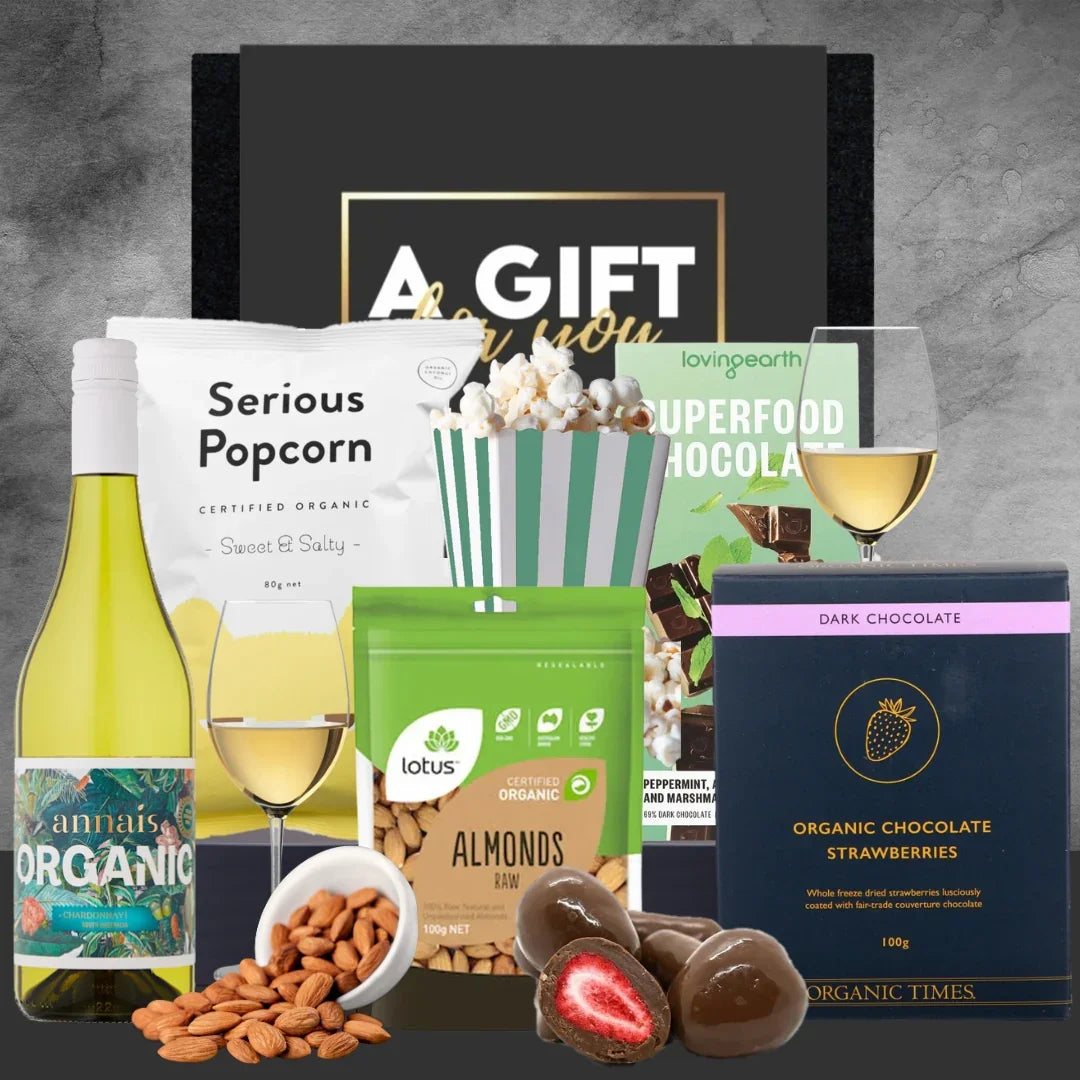 Organic Chardonnay Hamper with Annais - Tastebuds
