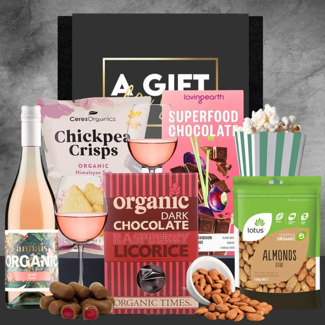 Organic Rose Hamper with Annais - Tastebuds