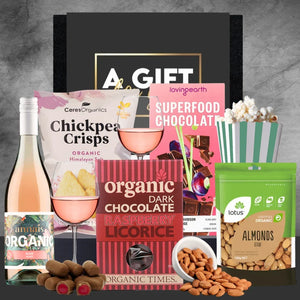 Organic Rose Hamper with Annais - Tastebuds