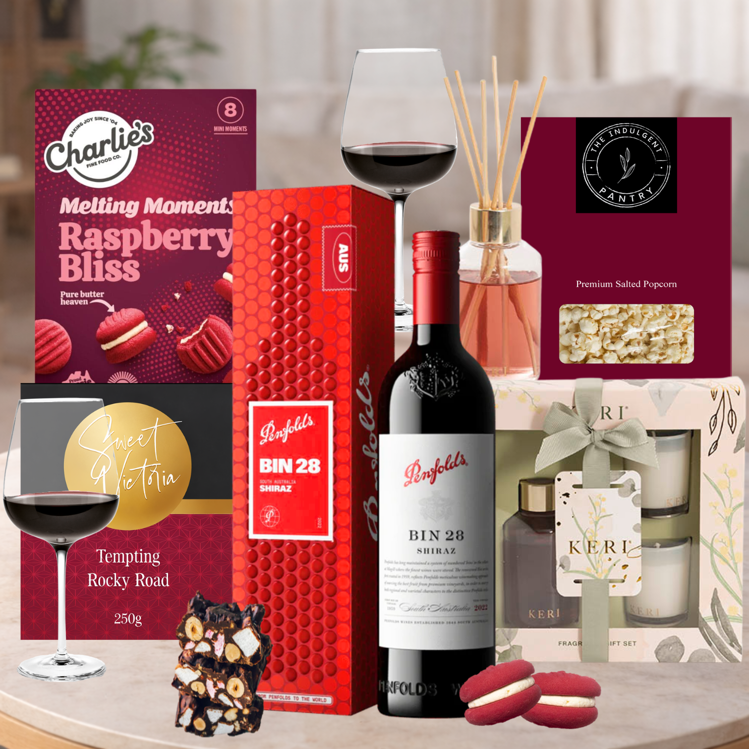 Bold Red Hamper for Her