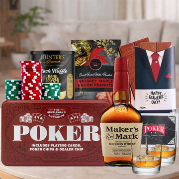Dad’s Poker Night Bourbon Hamper