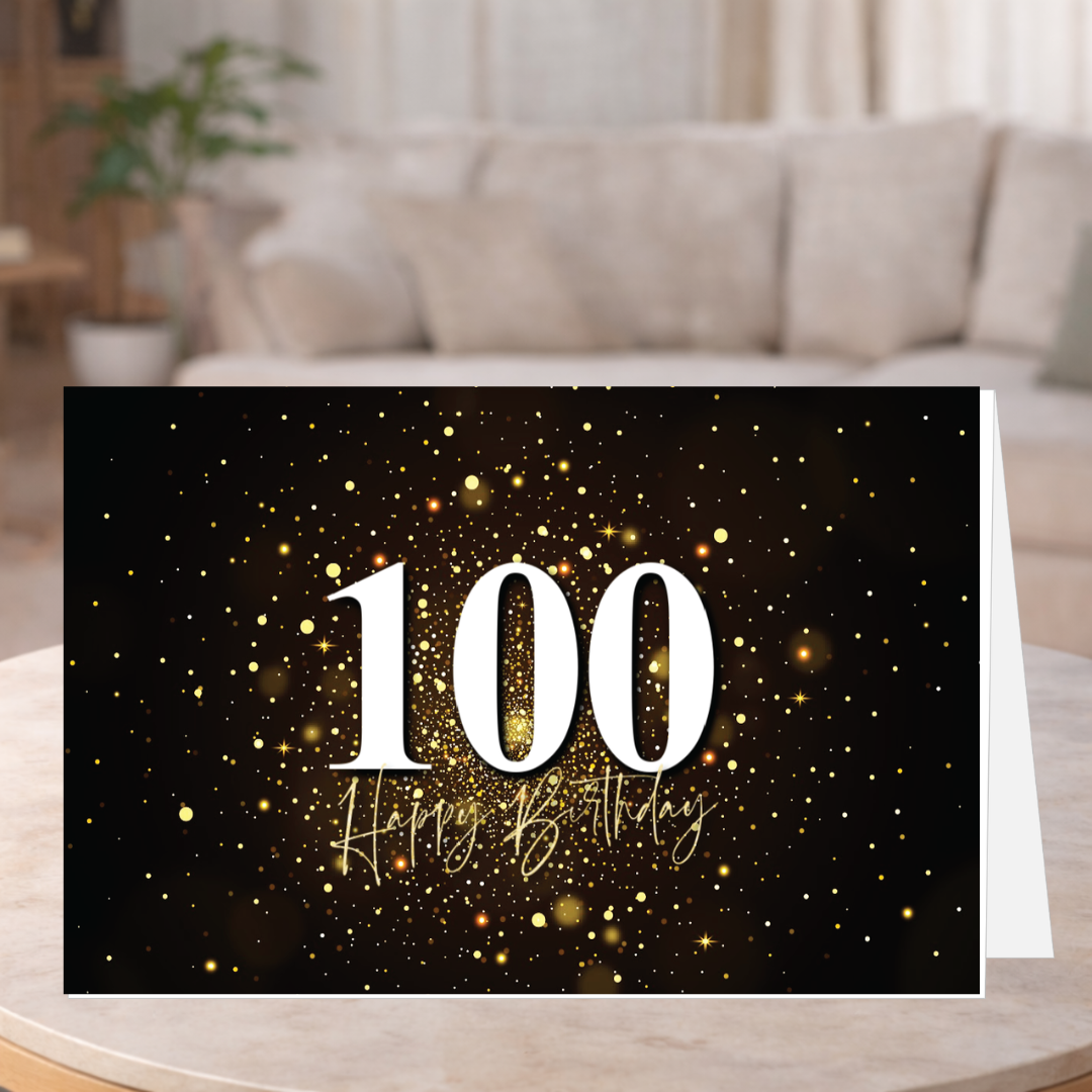 100th Birthday Greeting Card