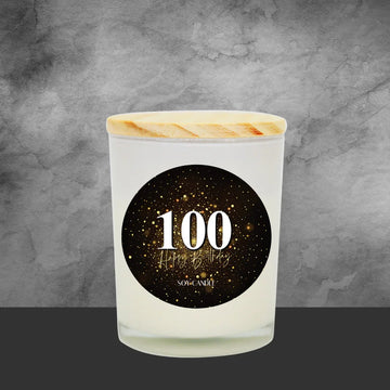 100th Birthday Soy Candle - Tastebuds