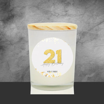 21st Birthday Soy Candle - Tastebuds