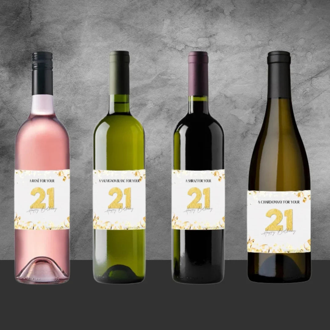 21st Birthday Wine Choice 750ml - Tastebuds