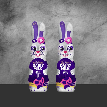 2 Cadbury Chocolate Easter Bunny 180g