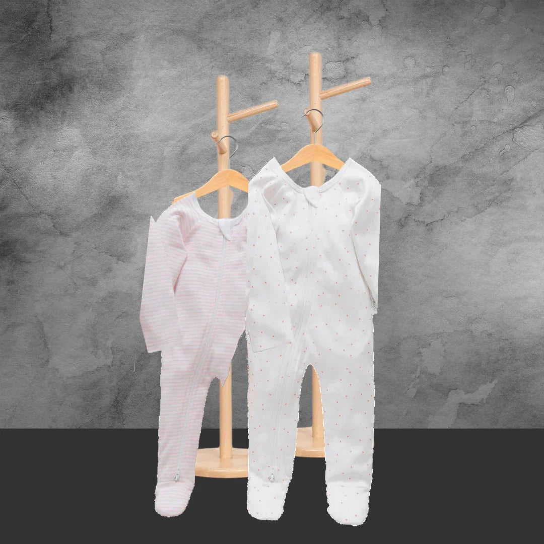 2 Pure Baby Organic Growsuits - Sizes 000 or 00 - Tastebuds