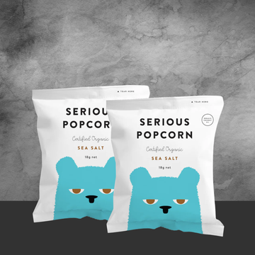2 Serious Food Co Sea Salt Popcorn 18g