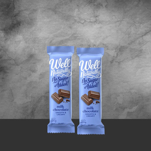 2 Well Naturally Creamy Milk Chocolate Bar 45g