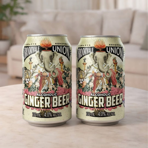 2 Brookvale Union Ginger Beer Can 330ml