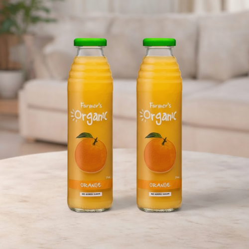 2 Farmers Organic Orange Juice 375ml