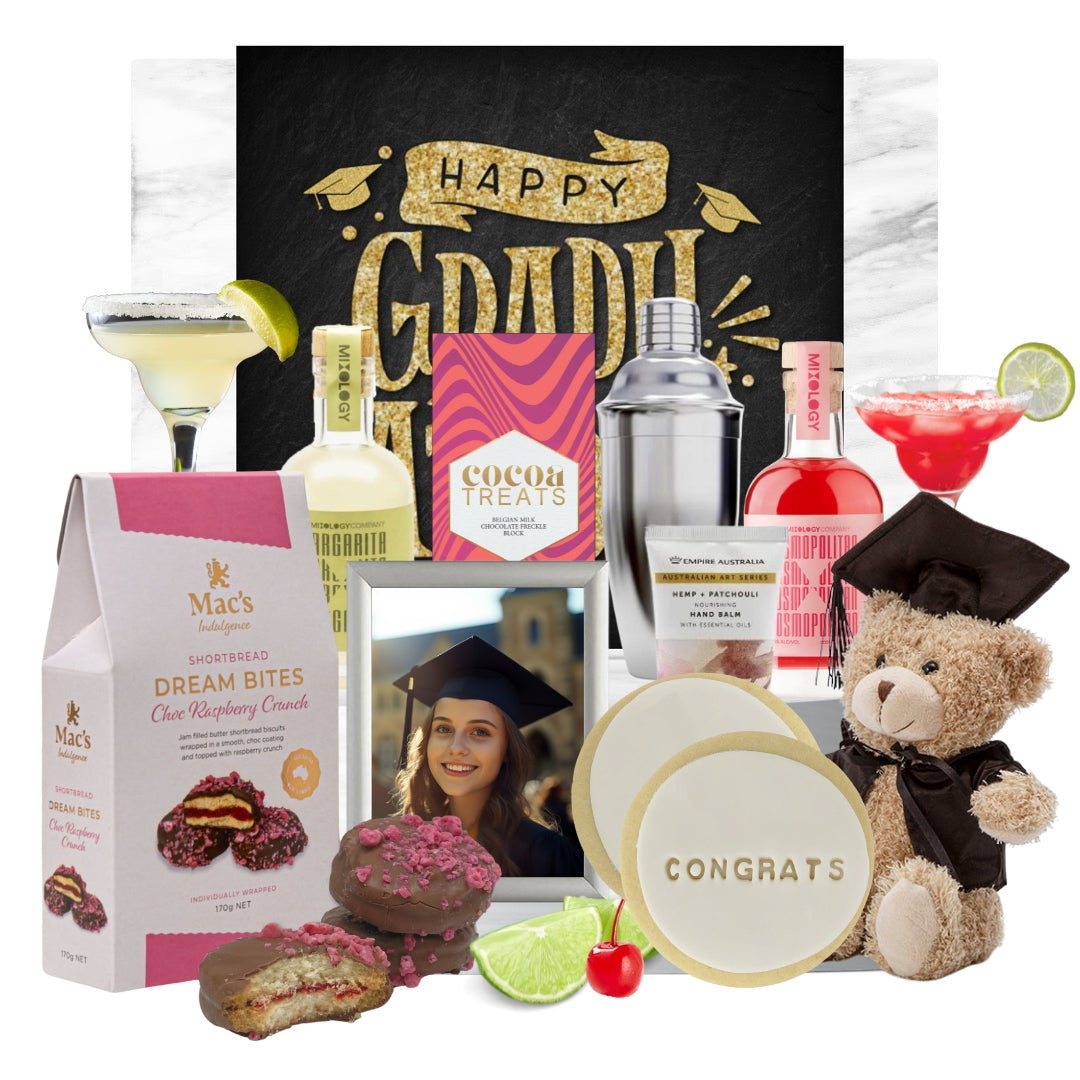 Graduate with Cocktails Hamper - Tastebuds