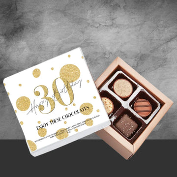30th Birthday Pure Indulgence Choc Box 40g - Tastebuds