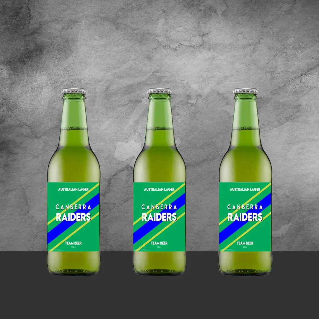 3 NRL Team Aussie Beers 330ml - Tastebuds