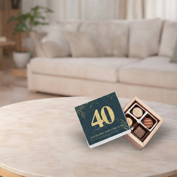 40th Birthday Pure Indulgence Choc Box 40g