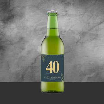 40th Birthday Beer 330ml - Tastebuds