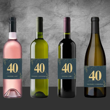 40th Birthday Wine Choice 750ml - Tastebuds