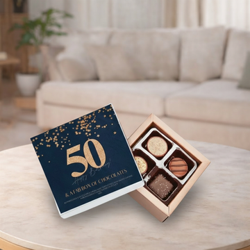 50th Birthday Pure Indulgence Choc Box 40g