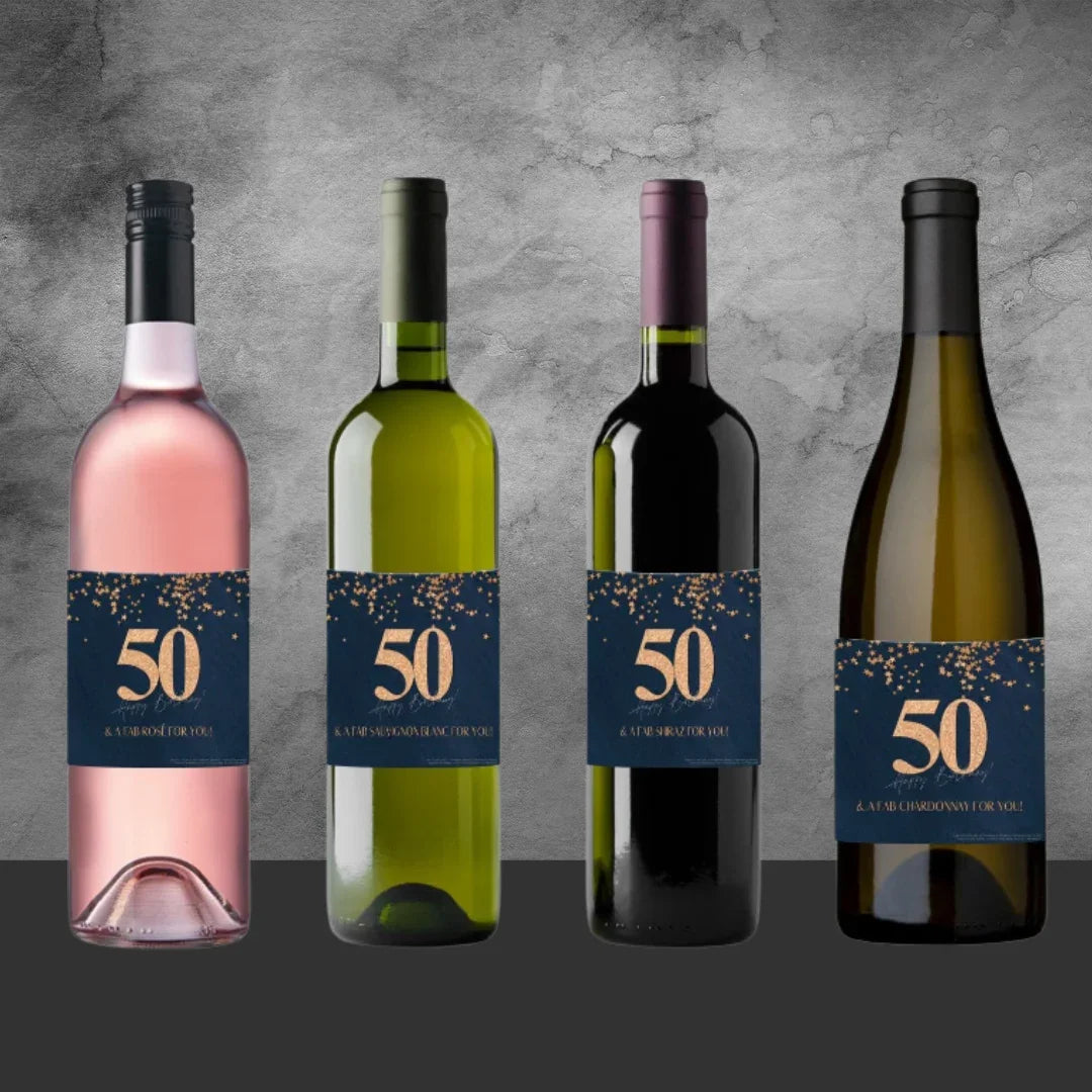 50th Birthday Wine Choice 750ml - Tastebuds