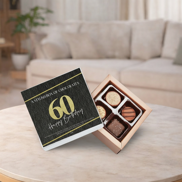 60th Birthday Pure Indulgence Choc Box 40g